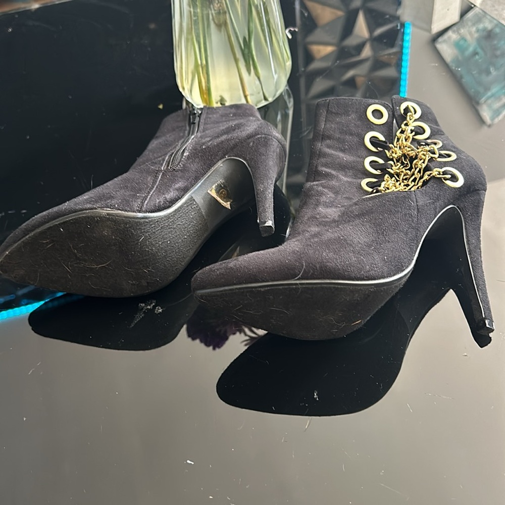 Suede Chain Bootie - Picture 4 of 5